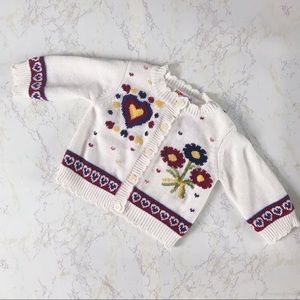 Vtg McKids Girls Cardigan